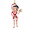 Kurt S. Adler 4.25 In Betty Boop W/ Milk & Cookies Christmas Tree Ornament , Mrs Claus Waitress Christmas